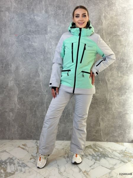 Ski membrane suit, turquoise insert D268