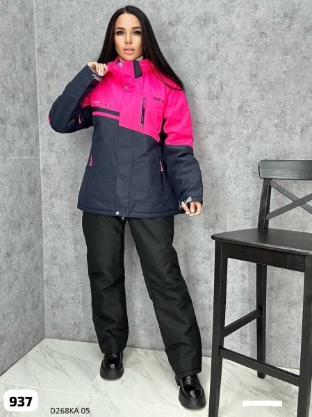 Ski suit SIZE PLUS membrane 937 hot pink insert SV