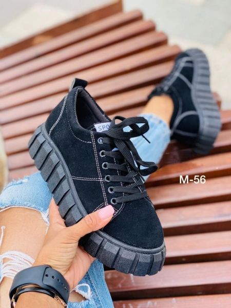 Sneakers M-56 suede black RZ09