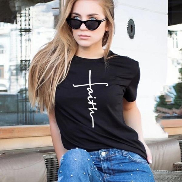 T-shirt Faith black New price IN