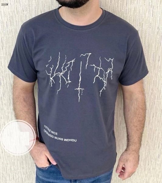 Men's T-shirt Crack dark gray SN