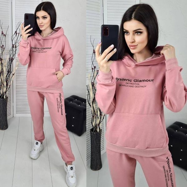 Knitted suit GLAMOR pink IN