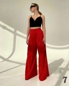 Palazzo trousers red OP37_New price