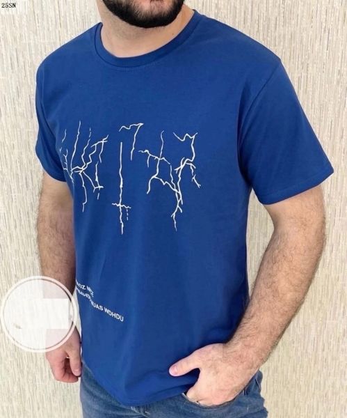 Men's T-shirt Crack blue SN