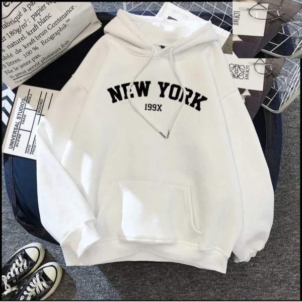 Sweatshirt NEW YORK insulated white RX