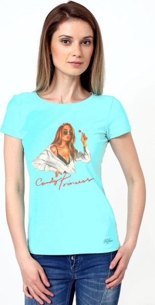 T-shirt Candy Princess turquoise IN_New price