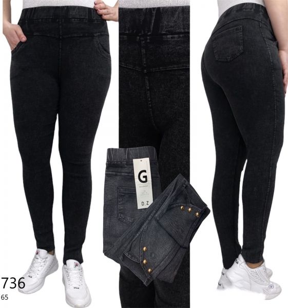 Jeggings black-gray 736 IN