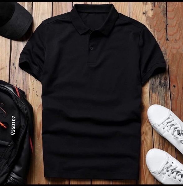 Men's polo shirt Black VD107