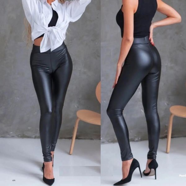 Leather-look leggings B12-1 Z60 10.23 IN