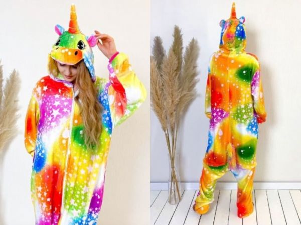 Kigurumi for adults pajamas Unicorn Orange