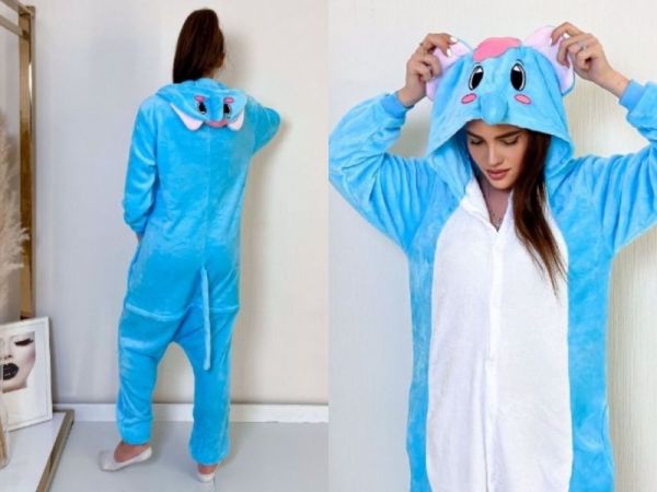 Kigurumi pajamas Blue Elephant