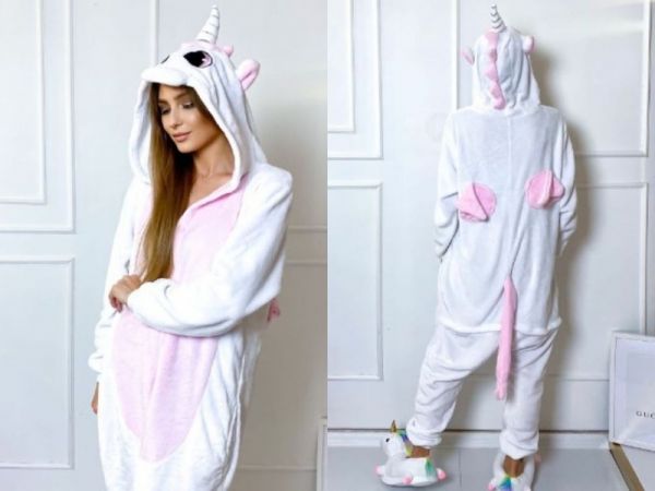 Kigurumi Unicorn white with pink wings (Pegasus)