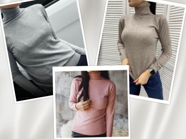 Turtleneck machine knitted WB