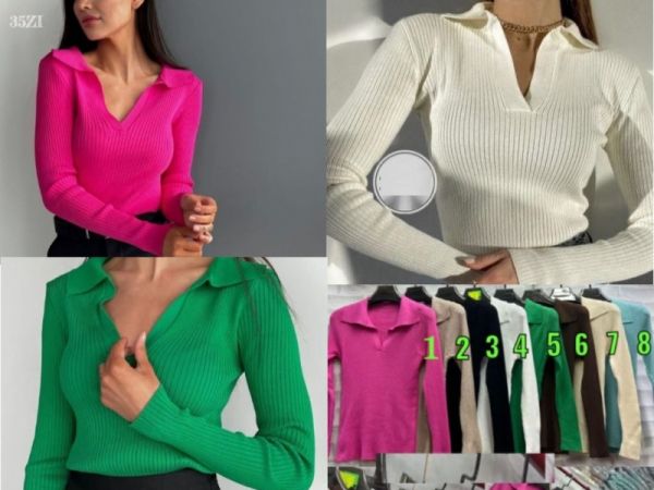 Noodle turtleneck with collar ZI T124