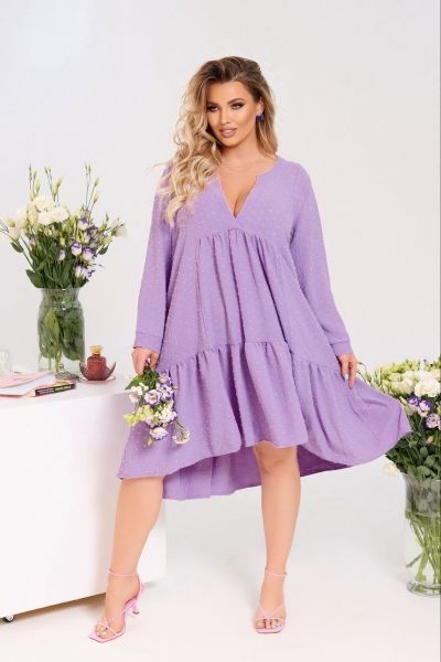 Dress Singapore Size plus lilac RH06 10.23