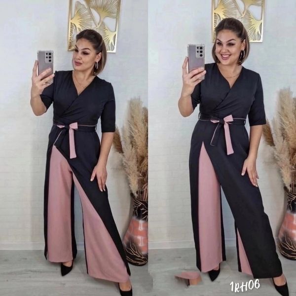 Jumpsuit light SIZE PLUS pants pink 10.23 RH06