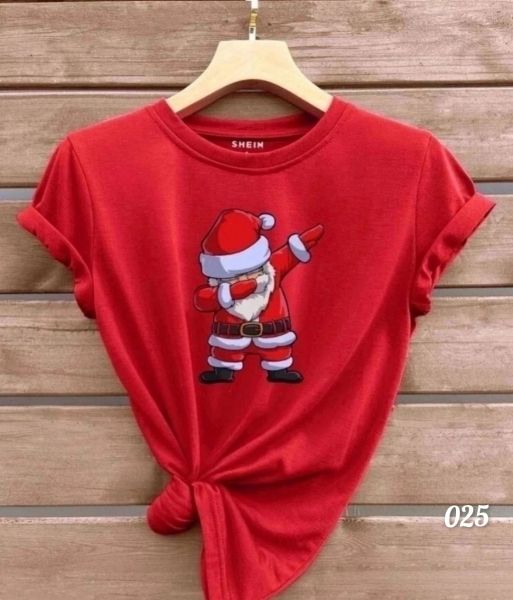 T-shirt New Year Hype Santa Claus red SV