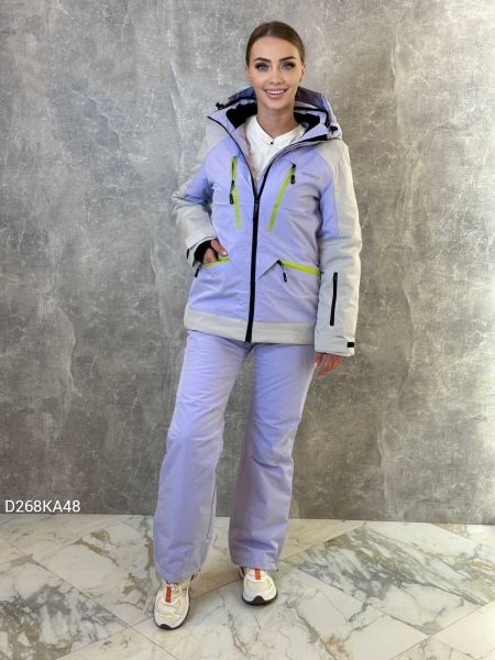 Ski membrane suit lilac insert D268