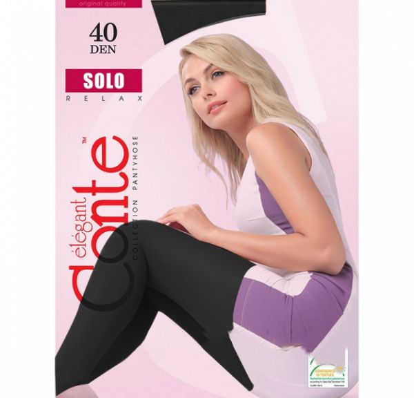 Elastic tights SOLO black_New price