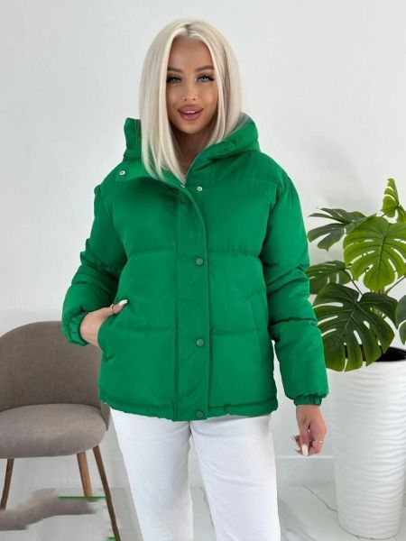 Jacket with hood NEW ST green ZI