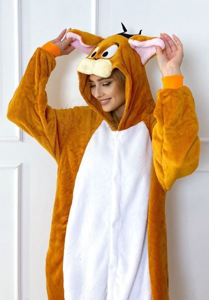 Onesies for adults Jerry Mouse pajamas