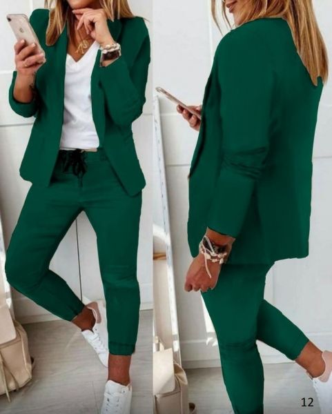 Barbie suit jacket and trousers green M105