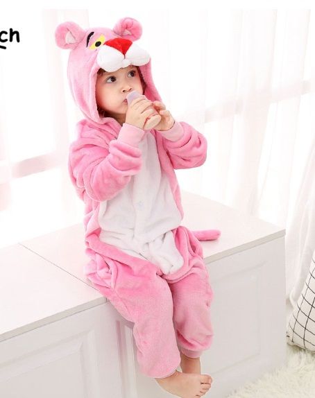 Children's kigurumi Pink Panther